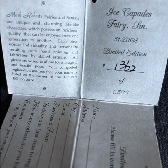 Mark Roberts Ice Capades Fairy doll with original box - Picture 4 of 7